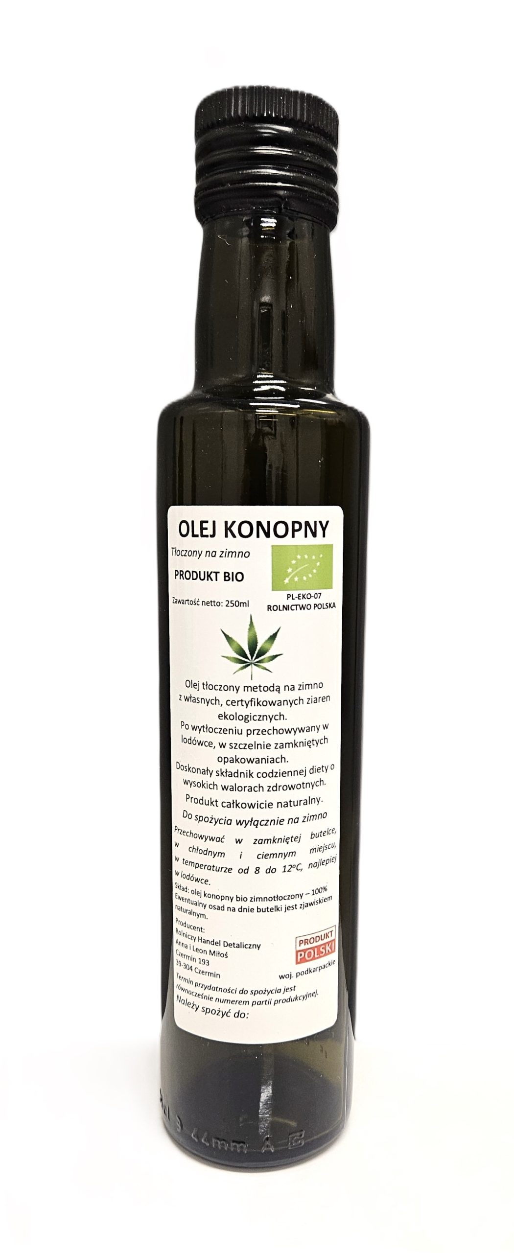 Olej konopny 250ml